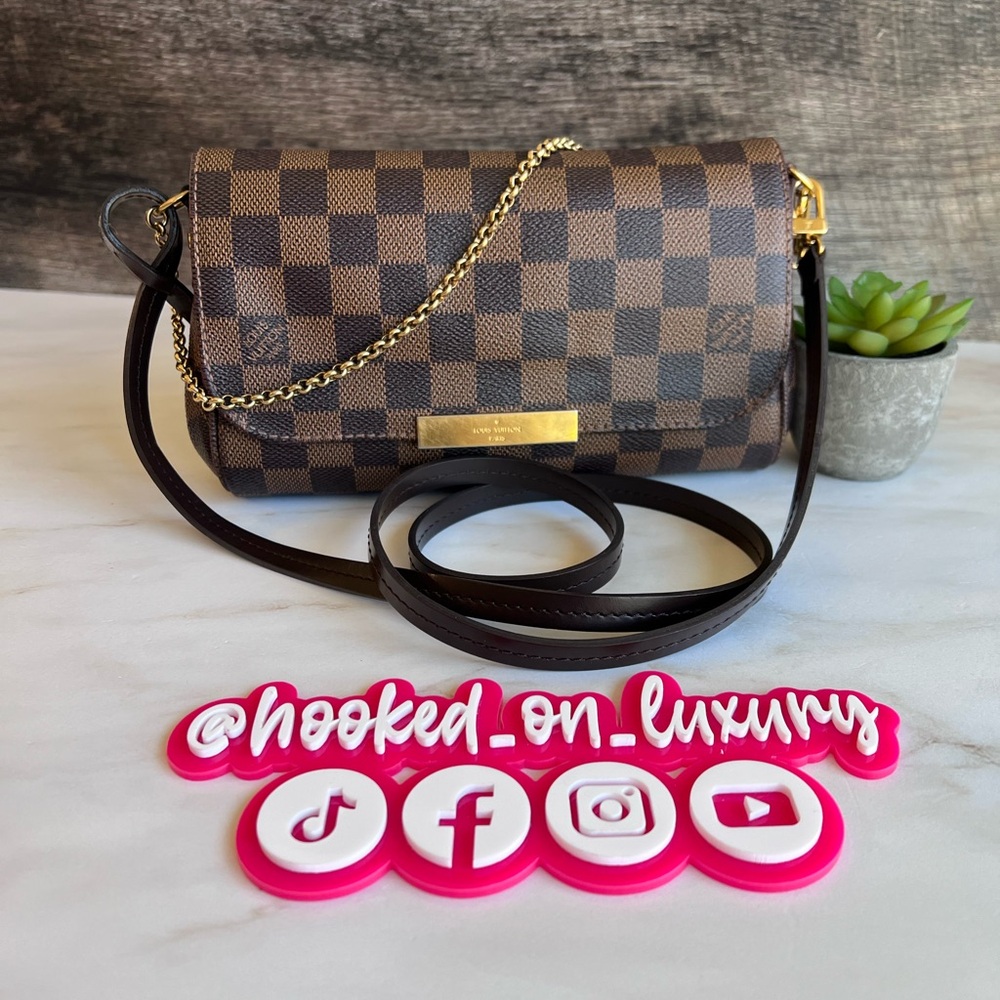 SOLD XPOST Authentic Louis Vuitton Favorite PM Damier Ebene Shoulder Crossbody